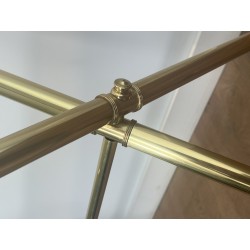 Brass & Glass Gradin Desk | Maison Jansen Style 1960s