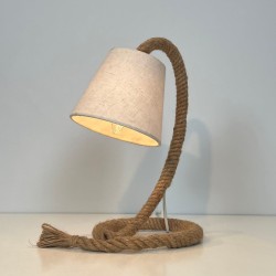 Lampe en Corde dans le Goût d'Adrien Audoux et Frida Minet (Audoux-Minet)