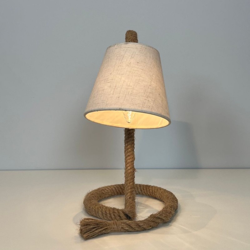 Lampe en Corde dans le Goût d'Adrien Audoux et Frida Minet (Audoux-Minet)