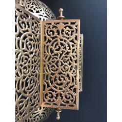 Exceptionnelle Lanterne Orientale en Laiton