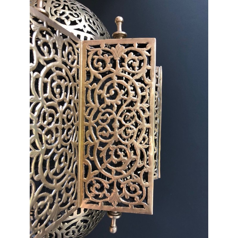 Exceptionnelle Lanterne Orientale en Laiton