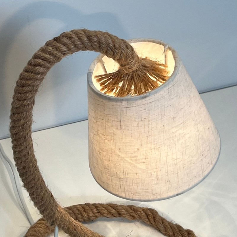 Lampe en Corde dans le Goût d'Adrien Audoux et Frida Minet (Audoux-Minet)