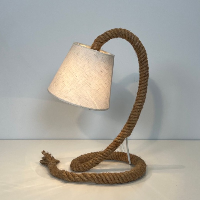 Lampe en Corde dans le Goût d'Adrien Audoux et Frida Minet (Audoux-Minet)