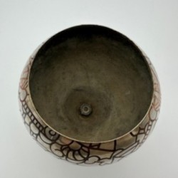 Vase dinaderie Art décor à décor géométrique – vers 1970