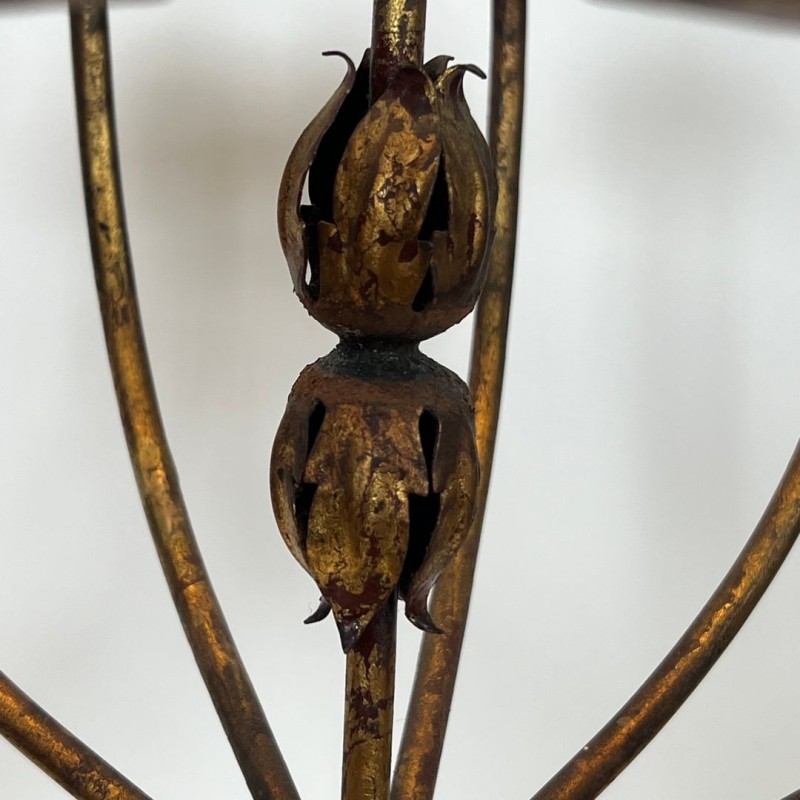 Eleven-Light Gilt Iron Candlestick, French Work, circa 1940