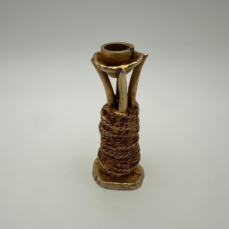 Bougeoir sculptural – Pierre Casenove pour Fondica, signé, années 1990