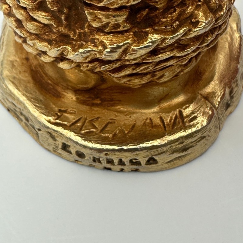 Bougeoir sculptural – Pierre Casenove pour Fondica, signé, années 1990