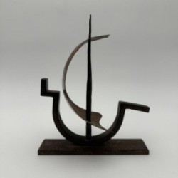 Voilier sur les flots, Attribué à Raymond Subes, vers 1925