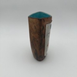 Vase Céramique Cuir Peint De Coccio, Italie, 1950