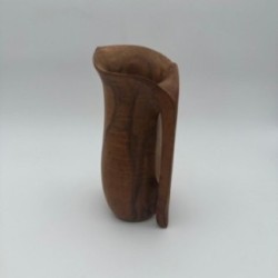 Sculptural Wood Pitcher, Style Noll, France, 1950s