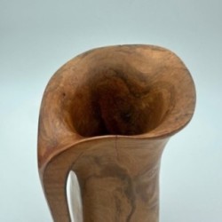 Sculptural Wood Pitcher, Style Noll, France, 1950s