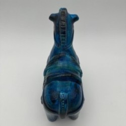 Cheval Céramique Bleue Aldo Londi Bitossi, 1960