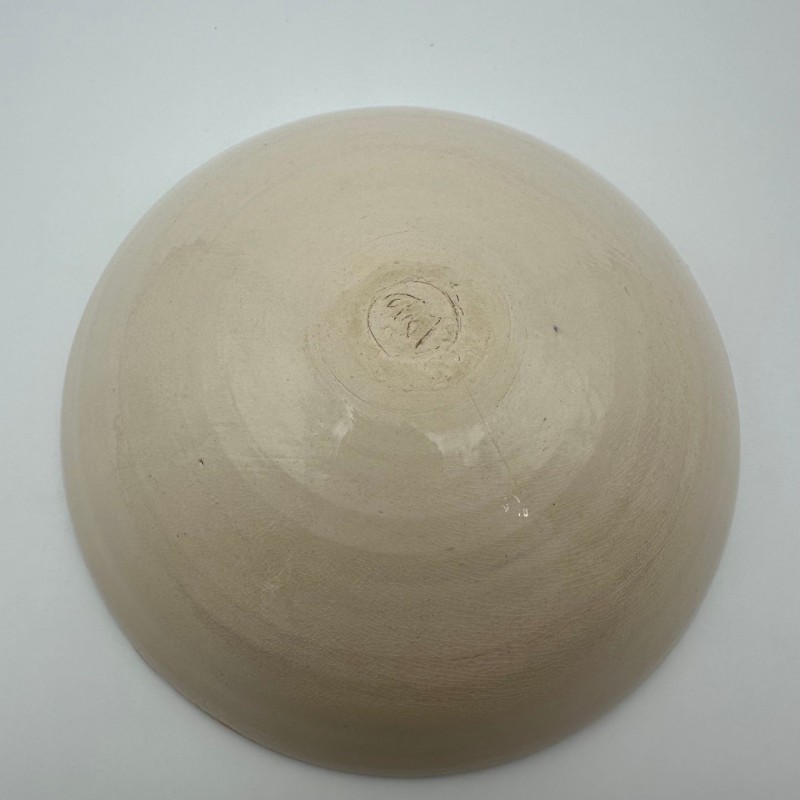 Vide-Poche en Céramique Décoré de Deux Figures Féminines – Signé vers 1970