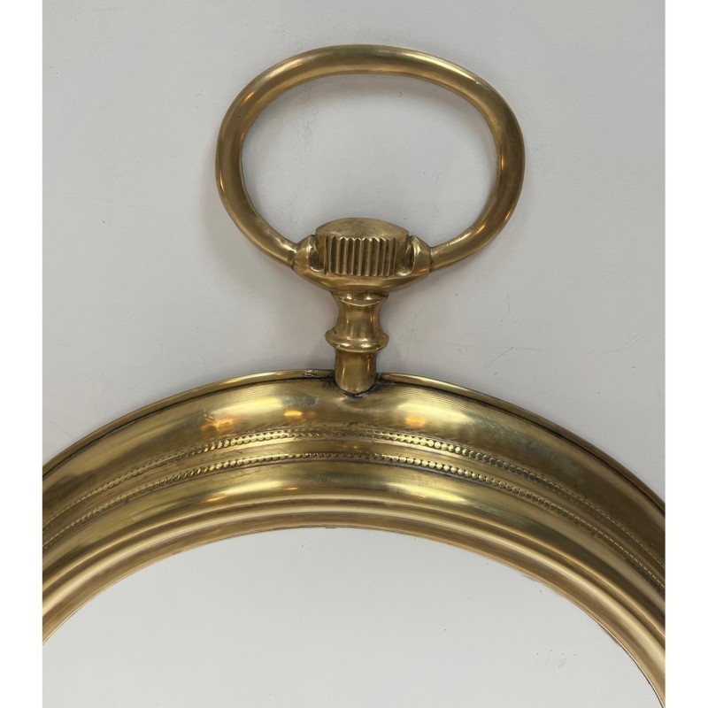 Grand Miroir Laiton Montre Gousset, Vers 1970
