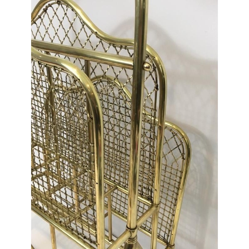 Porte-Revues Néoclassique Laiton Maison Jansen, Vers 1940