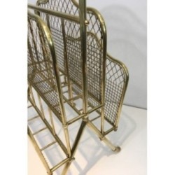 Porte-Revues Néoclassique Laiton Maison Jansen, Vers 1940