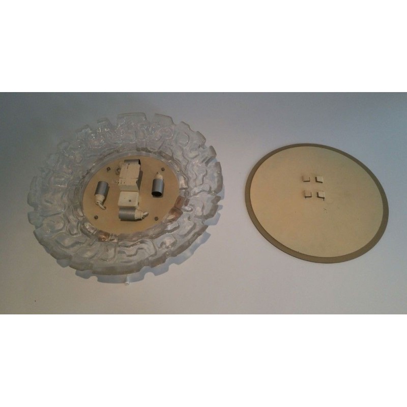 Miroir Eclairant Plastique Moulé Blanc, Vers 1970