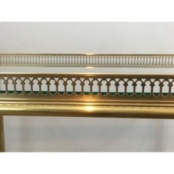 Neoclassical Brass Trolley Table 1940 | Maison BARROIS
