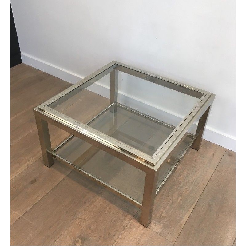 Important Chrome End Tables 1970 | Maison BARROIS