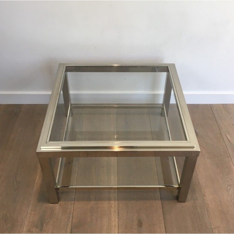 Important Chrome End Tables 1970 | Maison BARROIS