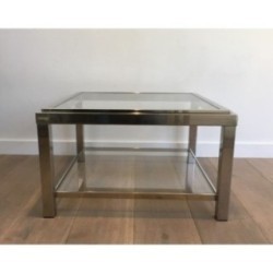 Important Chrome End Tables 1970 | Maison BARROIS