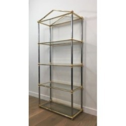 Étagère Néoclassique Canon Fusil Doré 1970 | Maison BARROIS