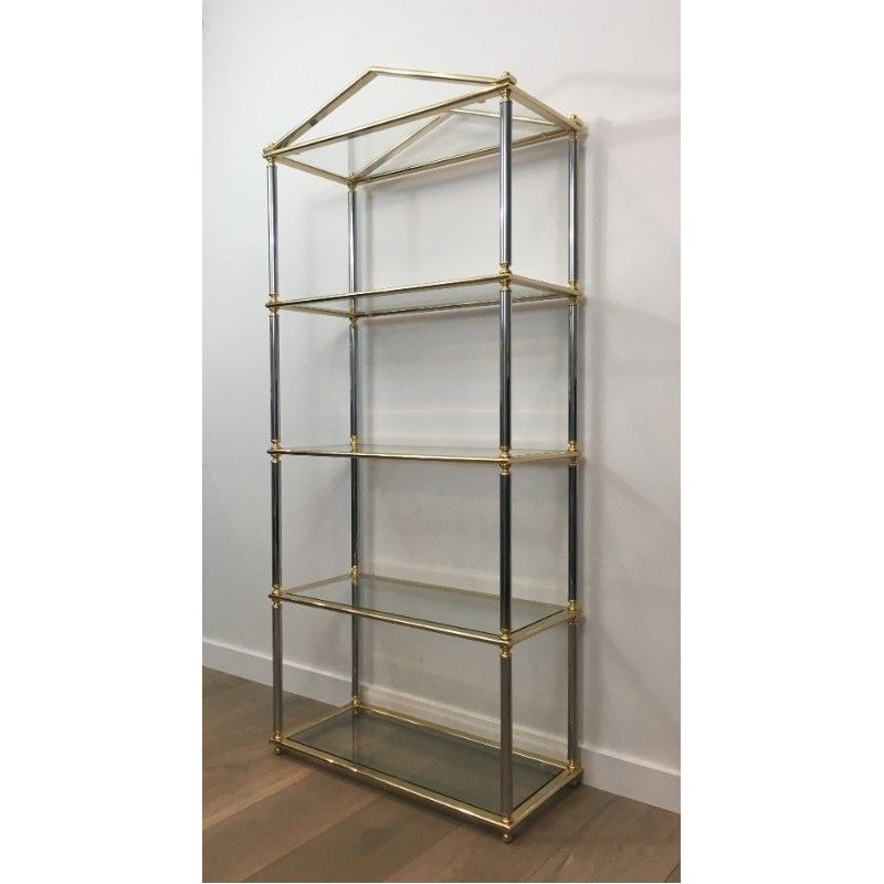 Étagère Néoclassique Canon Fusil Doré 1970 | Maison BARROIS