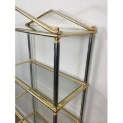 Neoclassical Shelf Silvered Gunmetal Gilt 1970 | Maison BARROIS