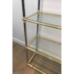 Étagère Néoclassique Canon Fusil Doré 1970 | Maison BARROIS