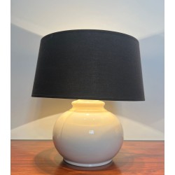 Paire de Lampes en Céramique Mid-Century, Travail Français, vers 1970