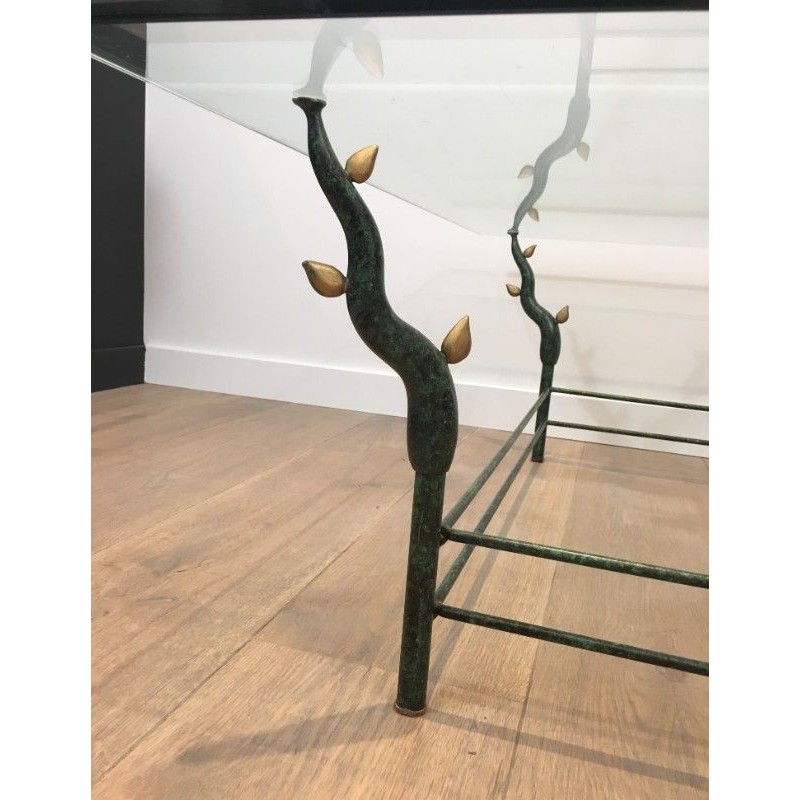 Wrought Iron Coffee Table Tree Branches Daro 1970 | Maison BARROIS