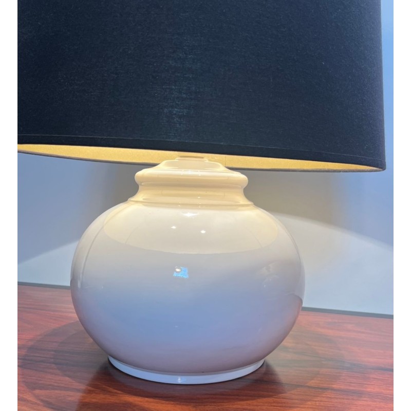 Pair of Mid-Century Ceramic Table Lamps, French Work, circa 1970