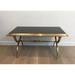 Table Basse Bronze Laiton Raymond Subes 1940 | Maison BARROIS