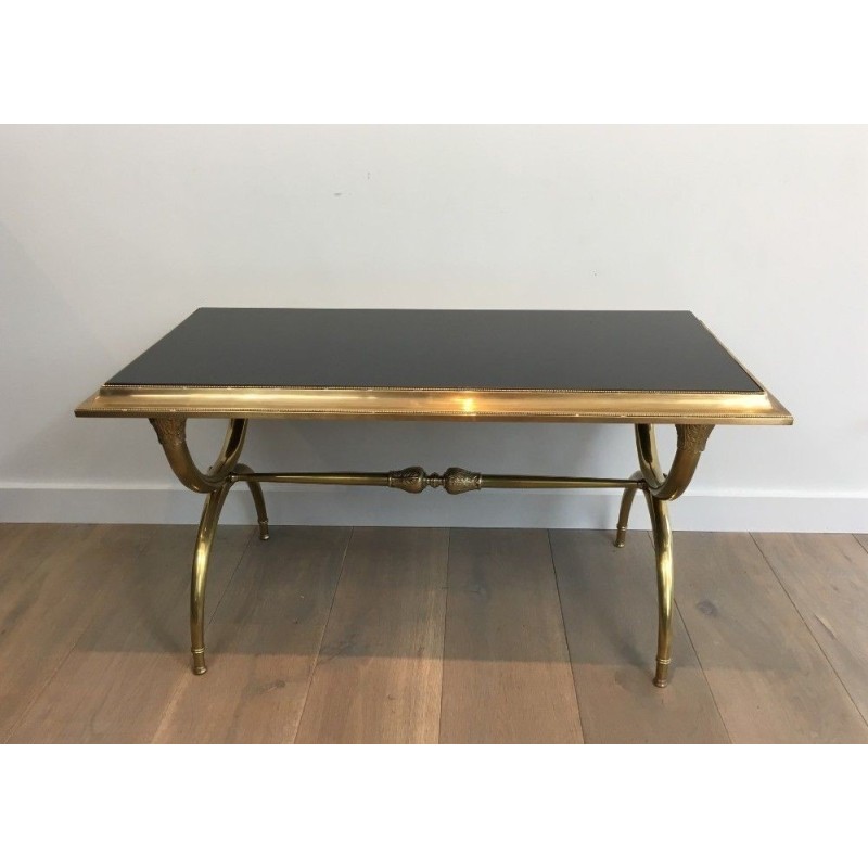 Table Basse Bronze Laiton Raymond Subes 1940 | Maison BARROIS
