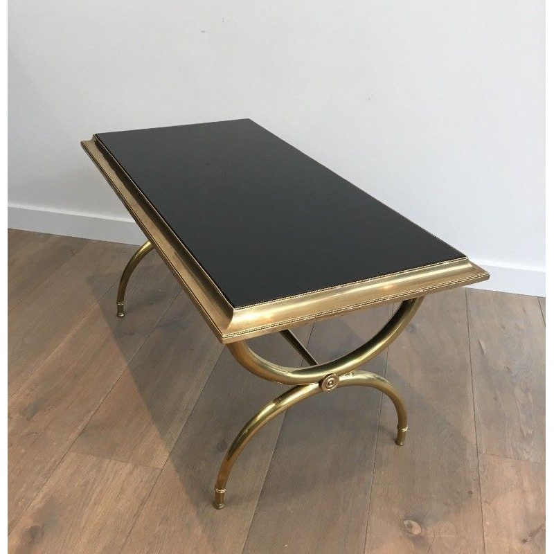 Table Basse Bronze Laiton Raymond Subes 1940 | Maison BARROIS