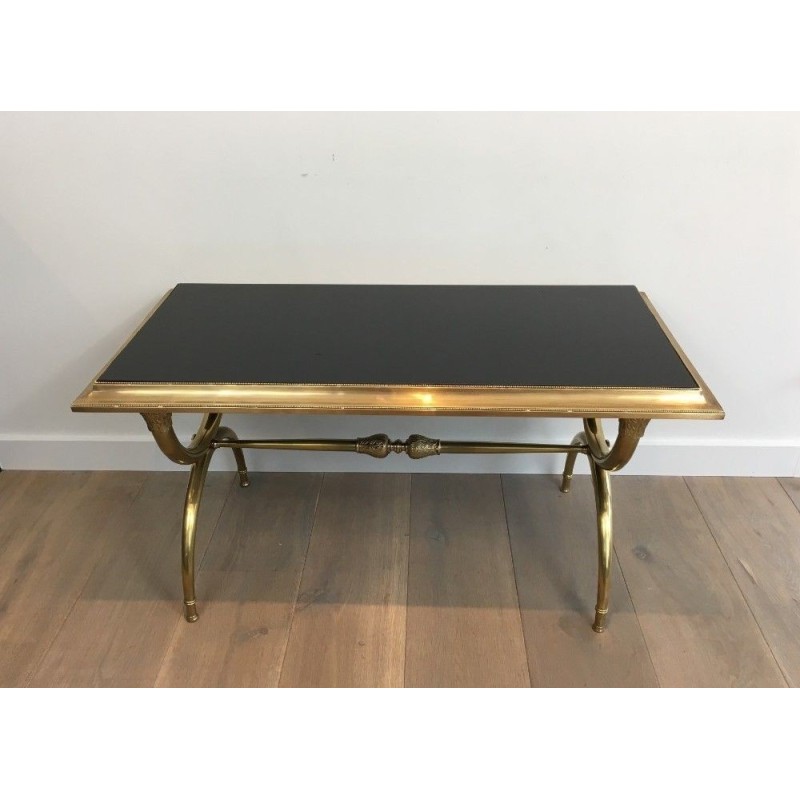 Bronze Brass Coffee Table Raymond Subes 1940 | Maison BARROIS