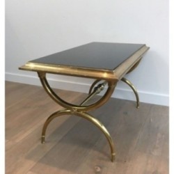 Table Basse Bronze Laiton Raymond Subes 1940 | Maison BARROIS
