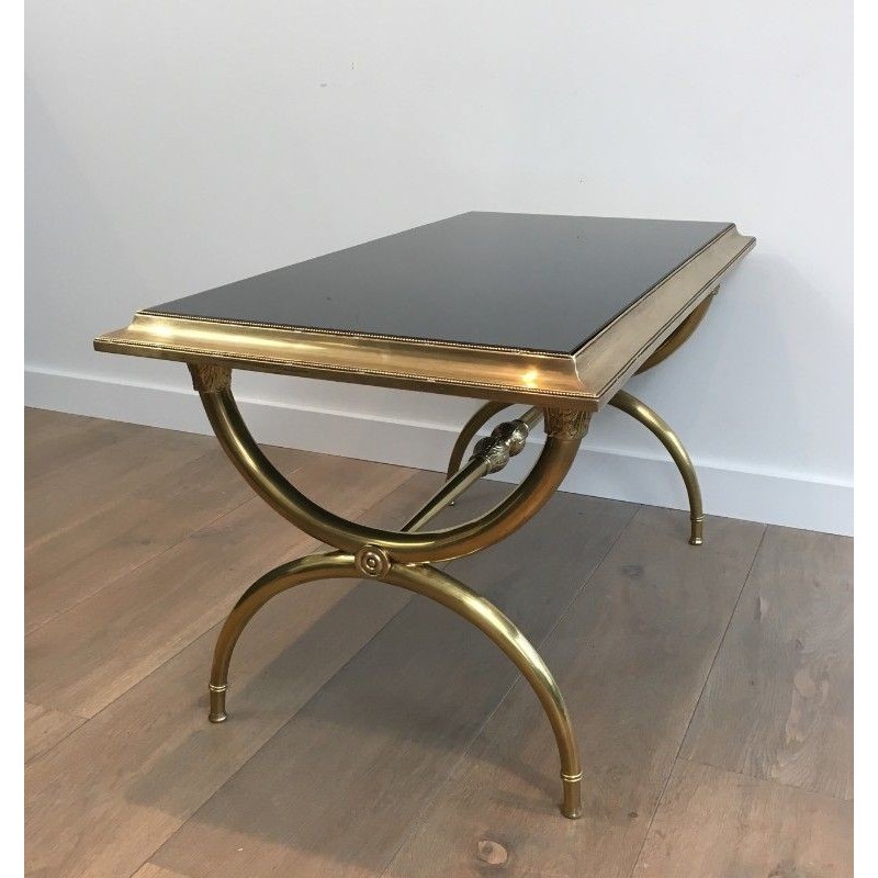 Table Basse Bronze Laiton Raymond Subes 1940 | Maison BARROIS