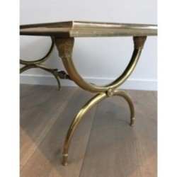 Table Basse Bronze Laiton Raymond Subes 1940 | Maison BARROIS
