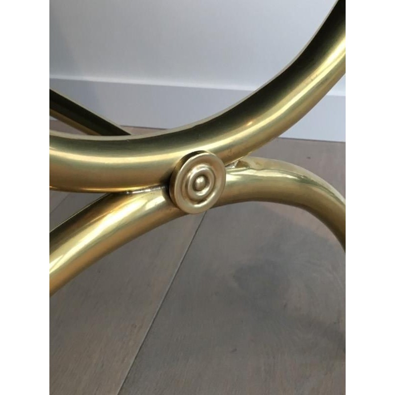 Bronze Brass Coffee Table Raymond Subes 1940 | Maison BARROIS