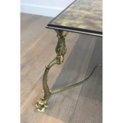 Table Basse en Laiton. Maison Jansen