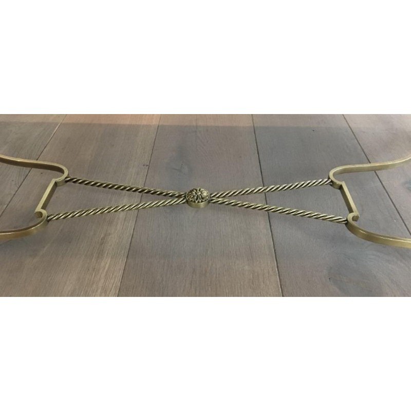 Table Basse en Laiton. Maison Jansen