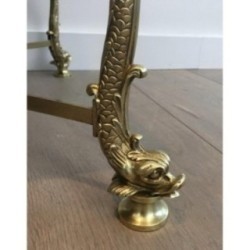 Table Basse en Laiton. Maison Jansen