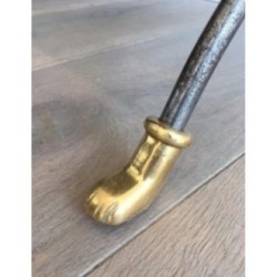 Maison Jansen Brushed Steel Brass Coffee Table 1970 | Maison BARROIS