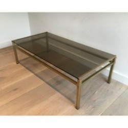 Table Basse Moderniste en Laiton