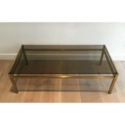 Table Basse Moderniste en Laiton