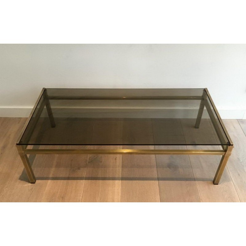 Table Basse Moderniste en Laiton