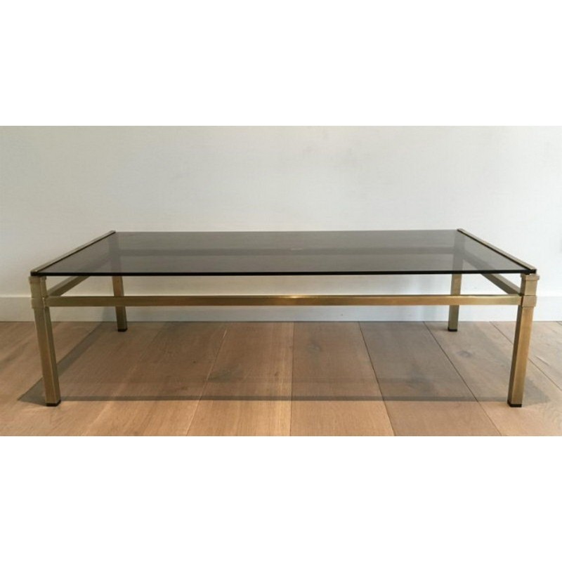 Table Basse Moderniste en Laiton
