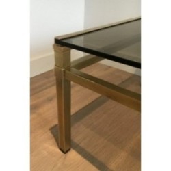 Table Basse Moderniste en Laiton