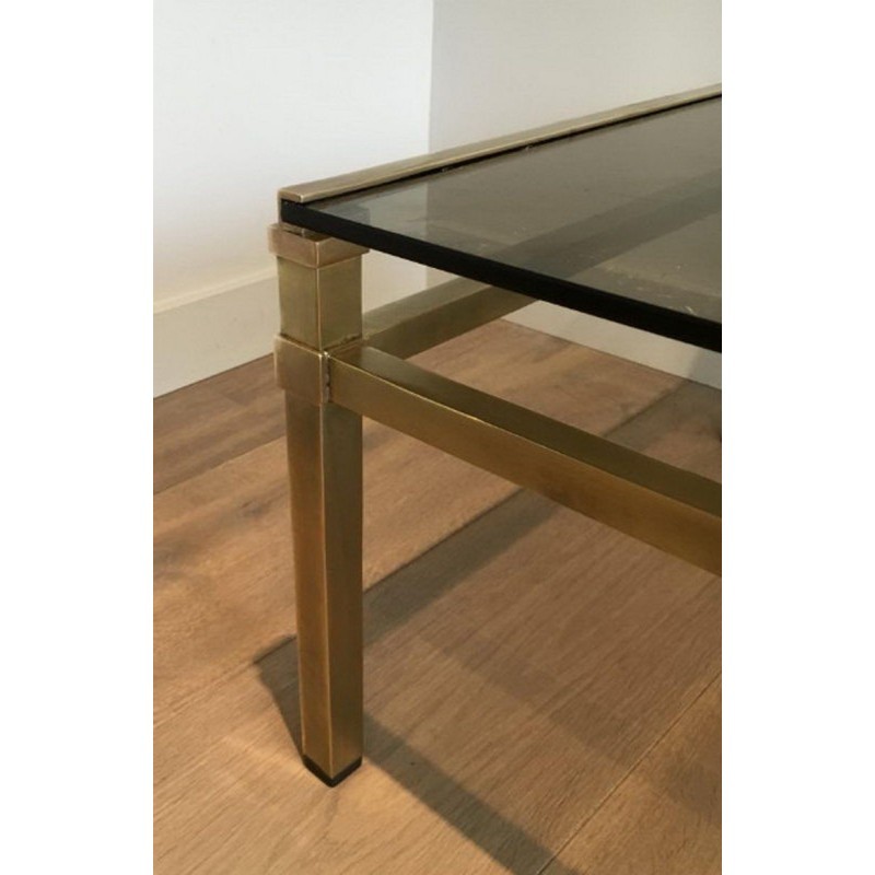 Table Basse Moderniste en Laiton